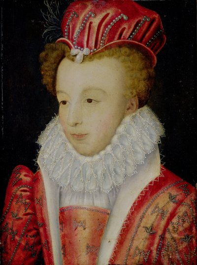 Marguerite de Valois (1553-1615) ca. 1572 von François Clouet